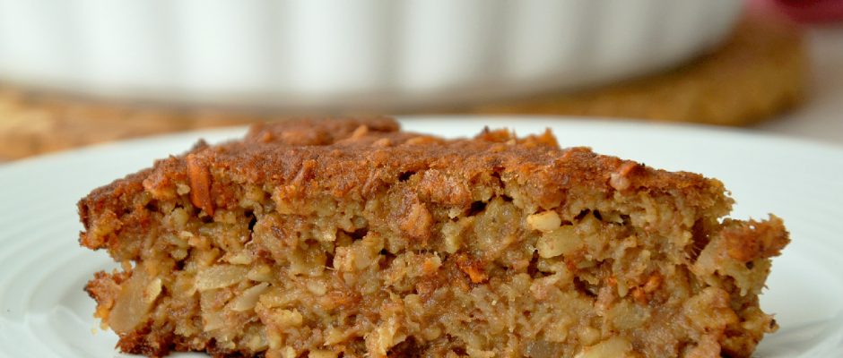 Bolo de Banana e Aveia
