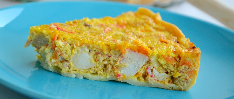 Quiche de Atum e Delicias Do Mar