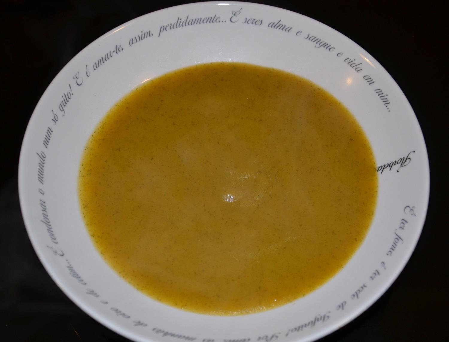 Sopa de espinafre 