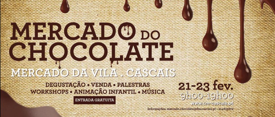 Mercado do chocolate em Cascais