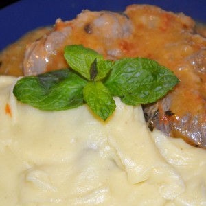 Ossobuco na panela de pressão 