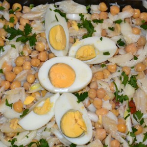 Salada de bacalhau