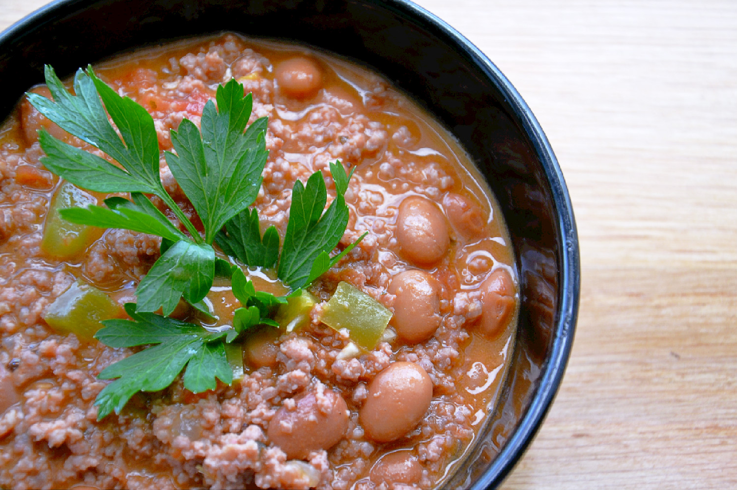 Chili com carne picada