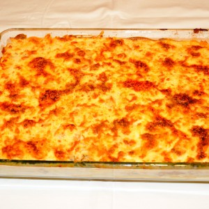 Massa gratinada