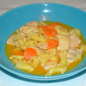 Peito de frango com lirios