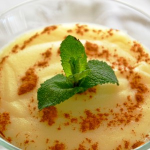 Creme doce de arroz