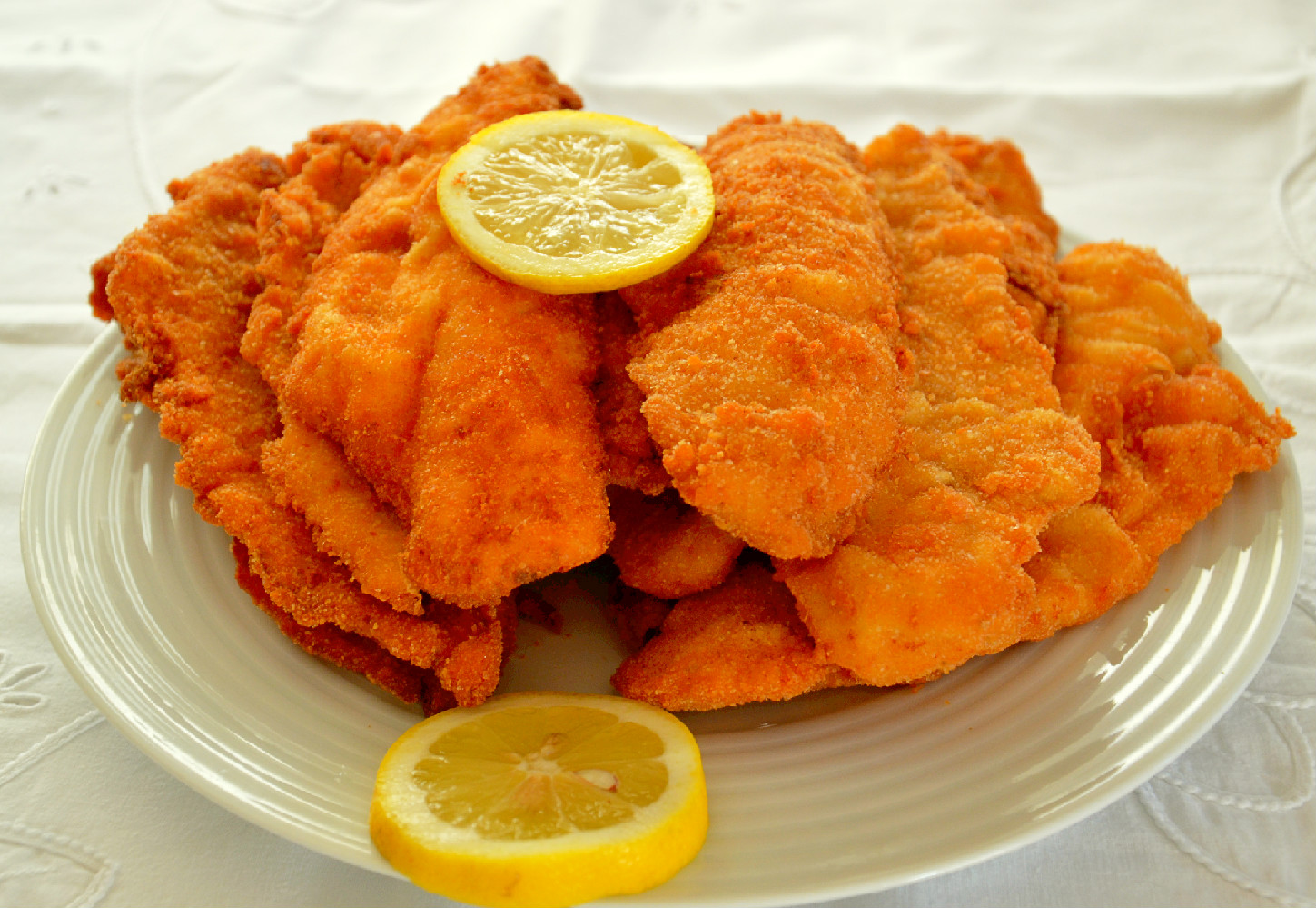 Filetes de pescada panados