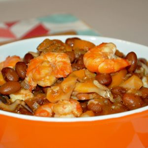 Feijoada de Choco com Camarão