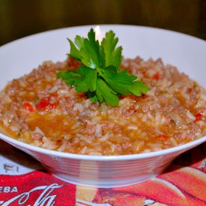 Arroz de Carne Picada