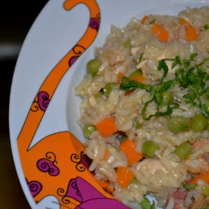 Arroz de frango assado