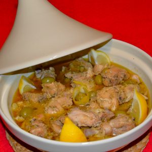 Tajine de Frango com Limão e Azeitonas