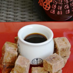 Tofu com molho de soja