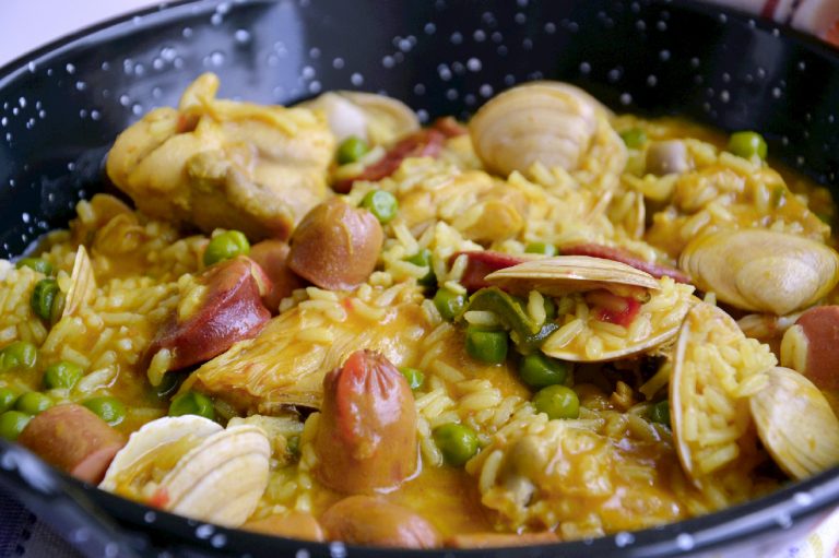 Receita Arroz a Valenciana Ingredientes