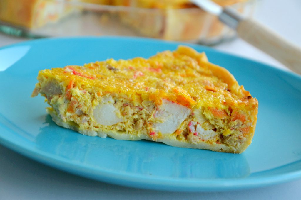 Receita Quiche de Atum e Delicias Do Mar Ingredientes