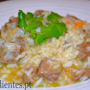 Arroz de Carne com Cenoura