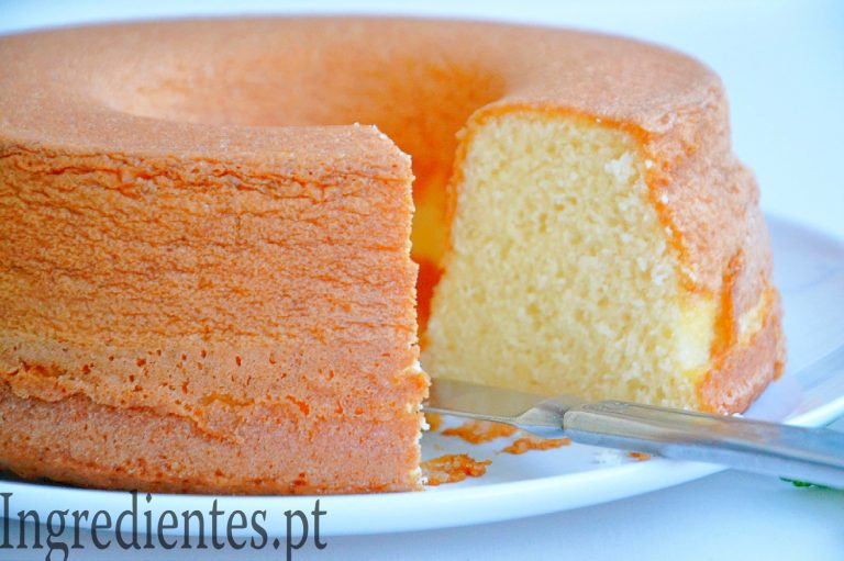 Receita Bolo de Baunilha Ingredientes