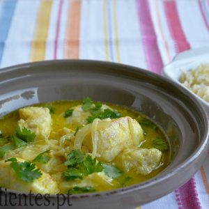 Pescada com Açafrão e Coentros