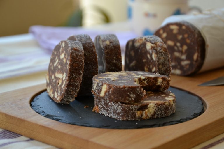 Receita Salami di Cioccolato Ingredientes
